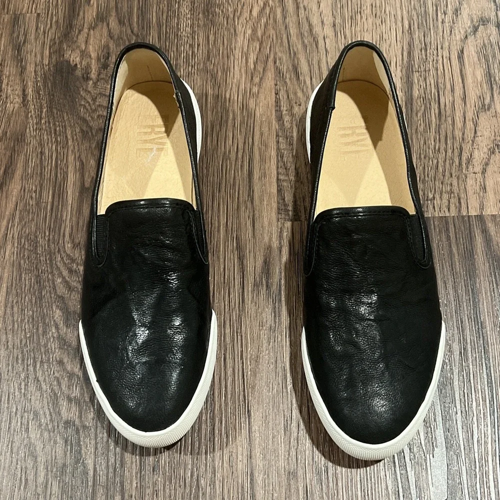 Frye Mia Slip On Sneakers Color Black Size 8